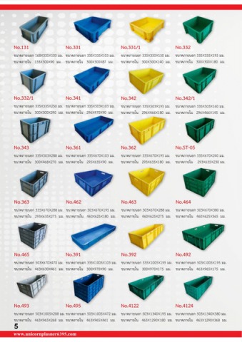 โรงงานผลิตและจำหน่ายลังพลาสติกคุณภาพ